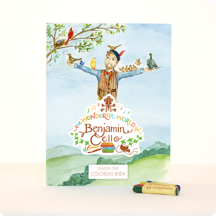 Benjamin Cello Coloring Book